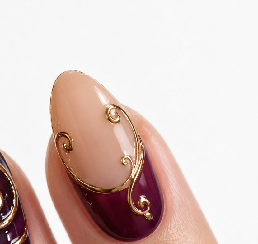 Arabesque — détail de la finition