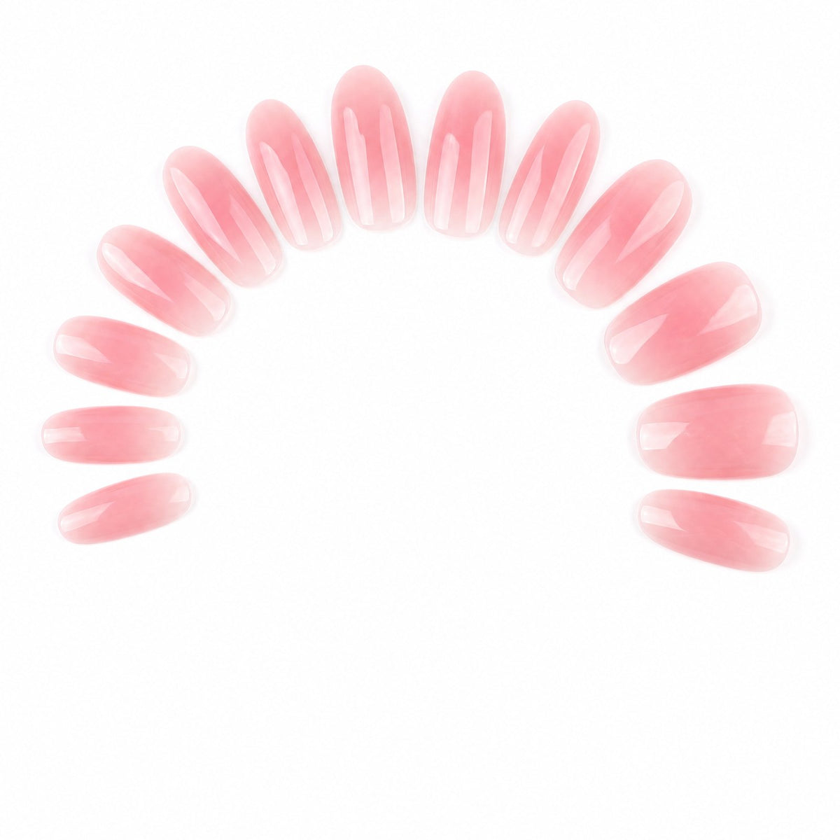 Pétale — Dégradé rose blush effet verre