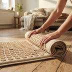 Déroulement du tapis d'acupression NÉLIA